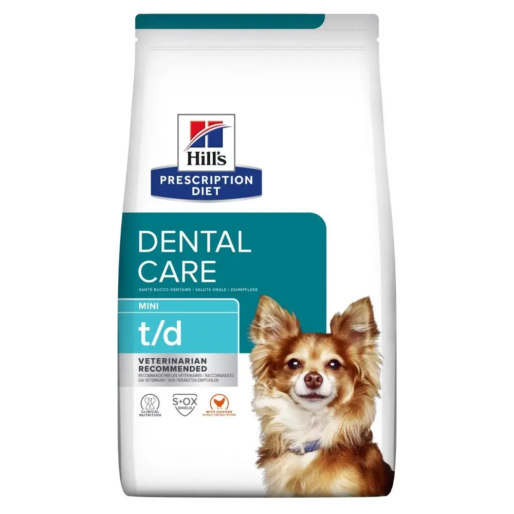 Hill's Prescription Diet t/d Dental Care (Small Bites) Dry Dog Food 5lbs