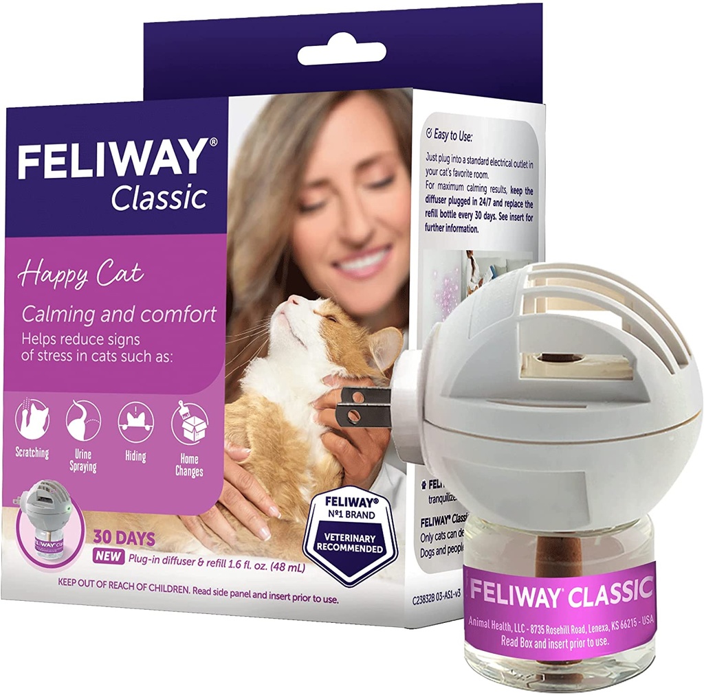 Feliway 貓咪情緒安定香薰 (套裝) 48ml