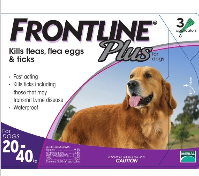 FRONTLINE Plus 蚤不到滴劑 大型狗用 (20-40kg)