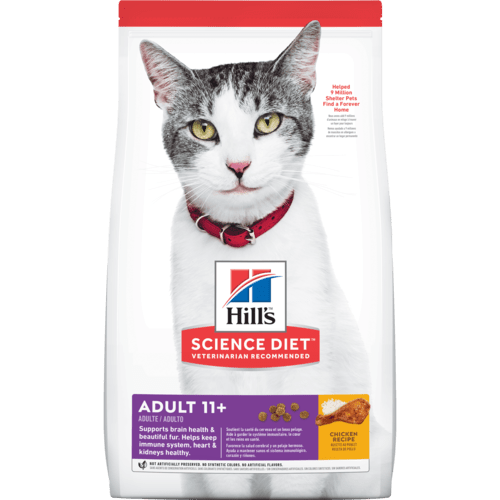 Hill's Cat Adult 11+ 老年貓抗衰老配方 7lbs 
