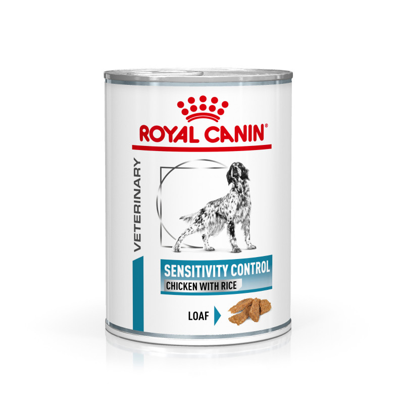 Royal Canin SENSITIVITY CONTROL 過敏控制處方 (雞肉及飯) (肉塊) 處方狗罐頭 狗糧 410g x12