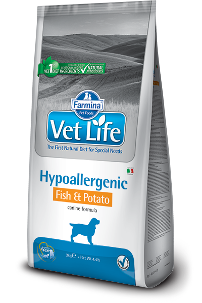 Vet Life Prescription Diet Hypoallergenic (Fish & Potato) Dry Dog Food 2kg