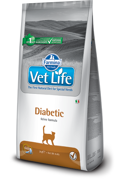 Vet Life Prescription Diet Diabetic Dry Cat Food 2kg