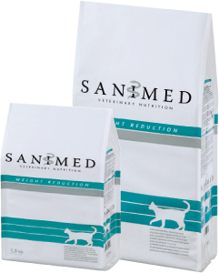 Sanimed Prescription Diet Weight Reduction Feline Dry Cat Food 1.5kg