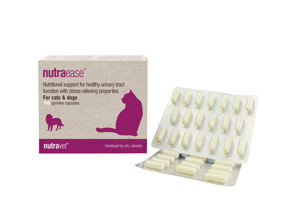 Nutravet Nutracys (Urinary Tract Frunction with Stress Relieving) Supplement For Cats & Dogs 220 Capsules