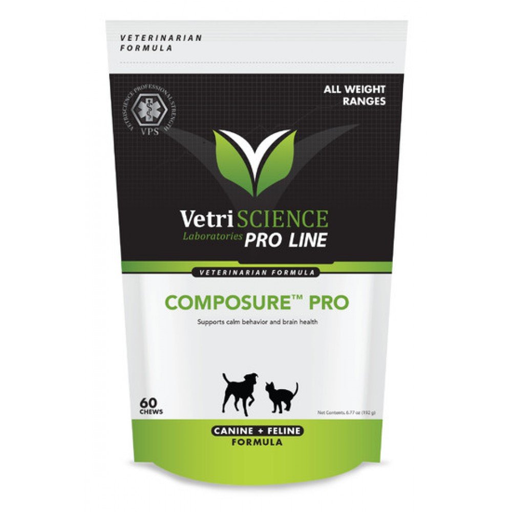 VetriScience  Composure Pro貓狗情緒舒緩咀嚼肉粒60粒