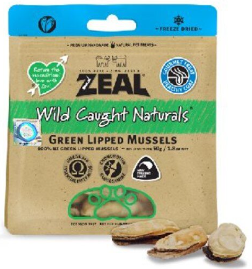 Zeal Green Lipped Mussels 青口乾 50g 紐西蘭純天然小食