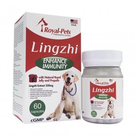 Royal-Pets Lingzhi Enhance Immunity 60 Caps