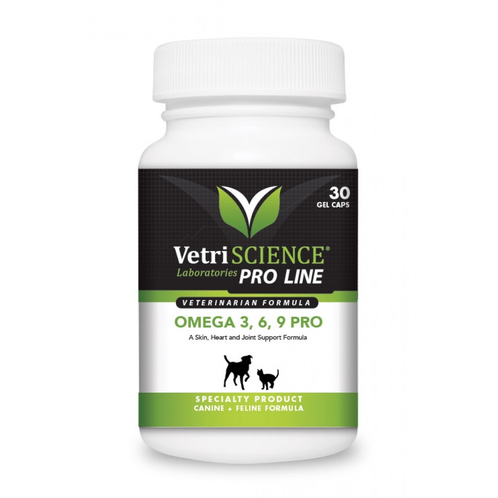 VetriScience Omega3,6,9Pro奧米加3,6,9 Pro貓狗通用軟膠囊30粒