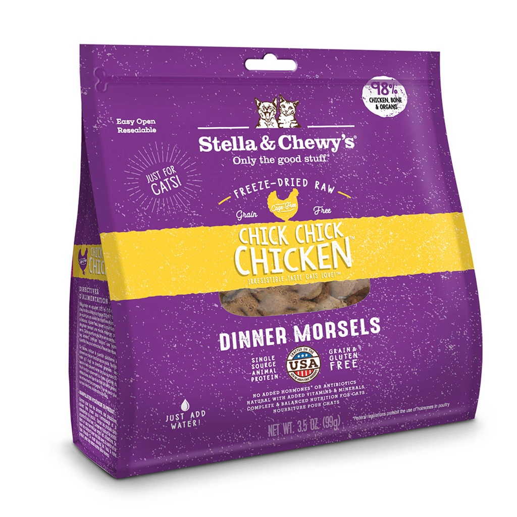 Stella & Chewy's Freeze-Dried Raw Chicken Recipe Dry Cat Food 8oz