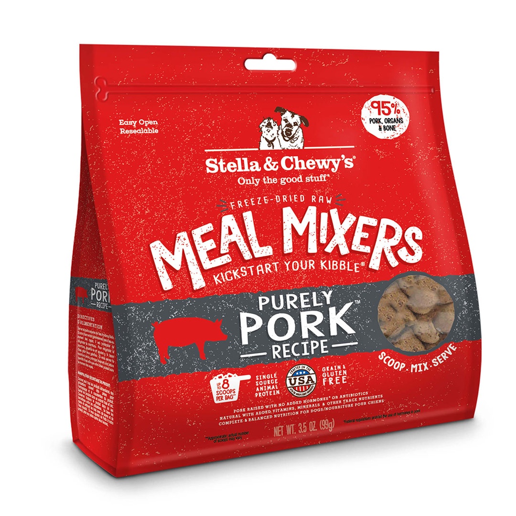 Stella & Chewy's 狗乾糧伴侶 Pork Mixers 豬全部都係豬（豬肉配方）3.5oz