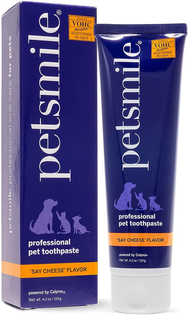 Petsmile Professional Pet Toothpaste Cheese Flavor 專業牙科護理免刷牙膏​​​​ 貓狗適用 (芝士味) 美國製造 119g