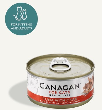 Canagan Cat Tuna with Crab 75g