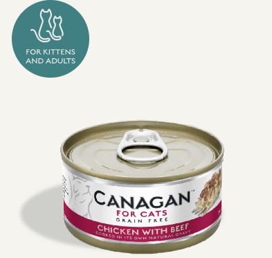 Canagan Cat Chicken with Beef Can 75g