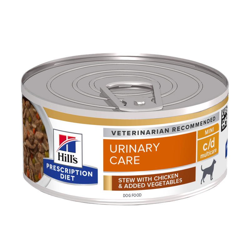 Hill's Prescription Diet c/d Urinary Care (Chicken & Vegetable Stew) Canned Dog Food 5.5oz x 24