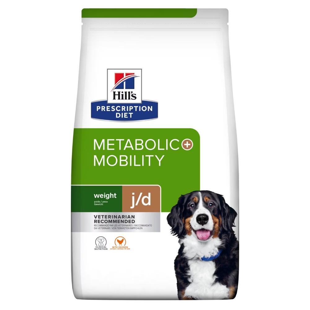 Hills Prescription Diet Metabolic + Mobility (Weight + j/d) Dry Dog Food 24lbs