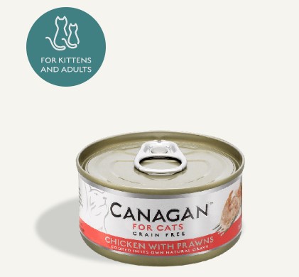 Canagan Cat Chicken with Prawns Can 75g