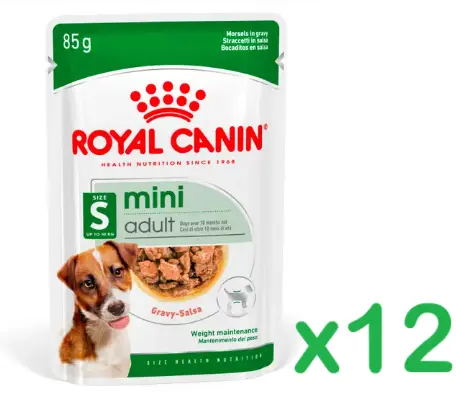Royal Canin Mini Adult (Gravy)小型成犬肉營養主食湯包 85g*12包