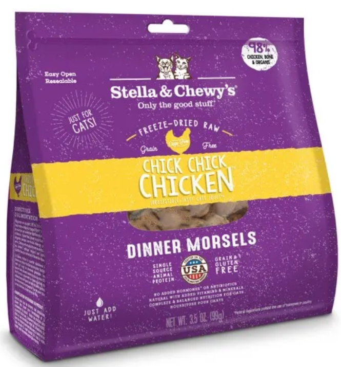 Stella & Chewy's 貓咪凍乾生肉主糧 Chicken Dinner 籠外鳳凰(雞肉配方)3.5oz