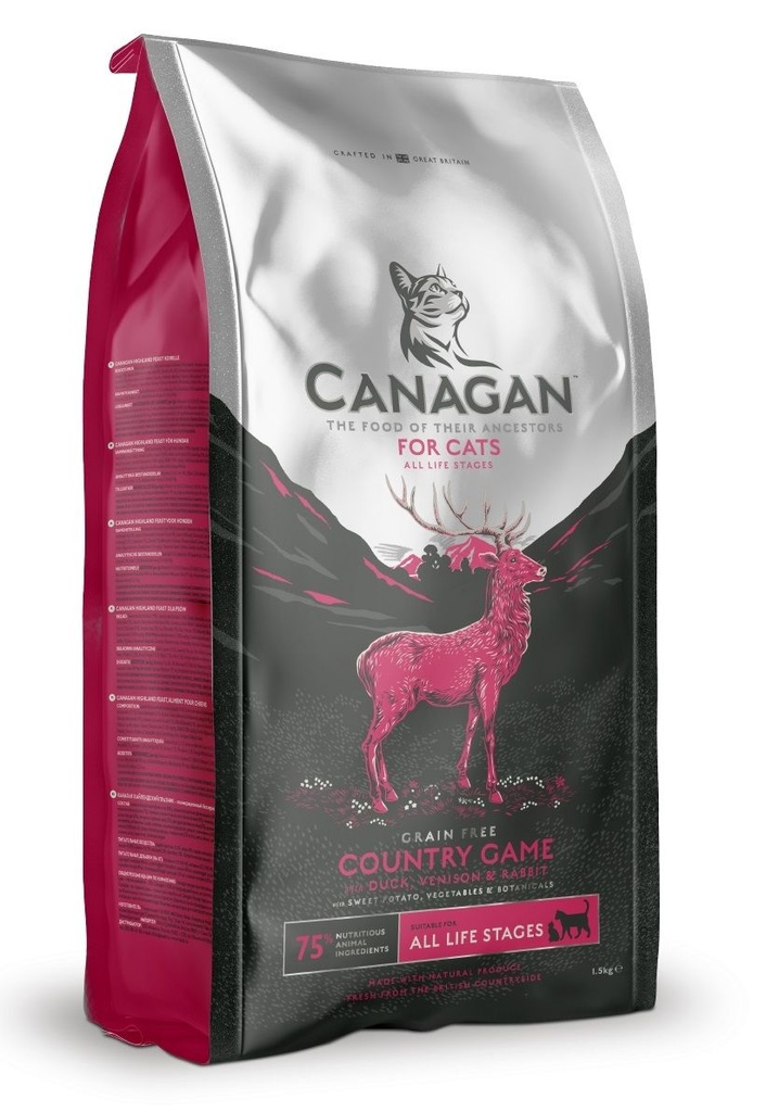 Canagan Country Game 無穀物田園野味配方(貓用)1.5kg