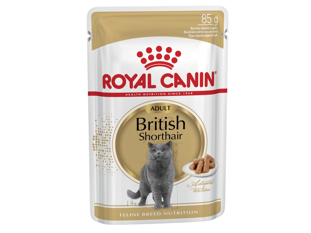 Royal Canin 英國短毛成貓專屬主食濕糧（肉汁）85克x12包