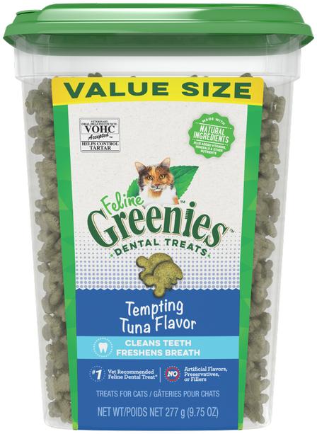 Greenies 貓貓潔齒餅 (金槍魚味) 277g︱寵物食品