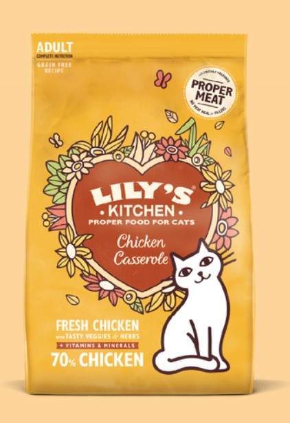 Lily's Kitchen Cat Chicken Casserole Dry Food  2kg