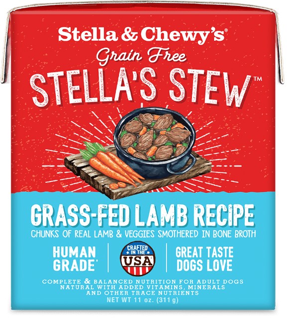 Stella & Chewy's 單一材料燉肉系列 燉草飼羊肉11oz (狗狗適用)