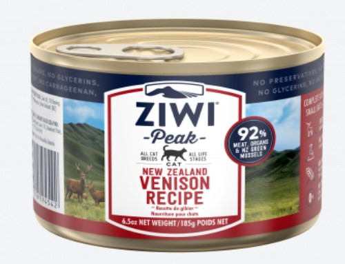 ZIWI Peak Wet Venison Recipe Cat Food 185g