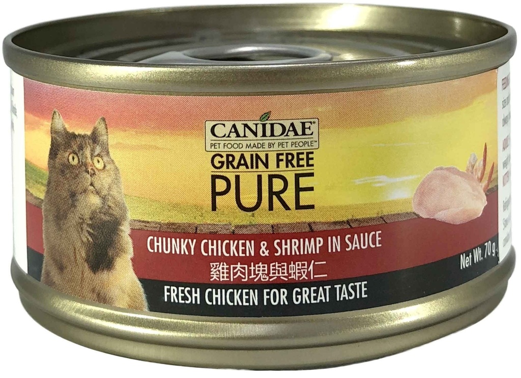 CANIDAE® PURE - Chunky Chicken & Shrimp in Sauce(70g)