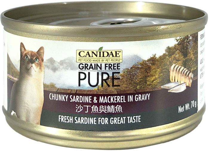 CANIDAE® PURE - Chunky Sardine & Mackerel in Gravy (70g)