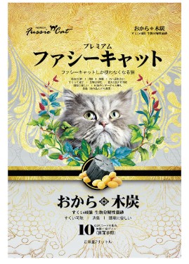 Fussie Cat - 高竇貓 木炭味日本豆腐貓砂7L
