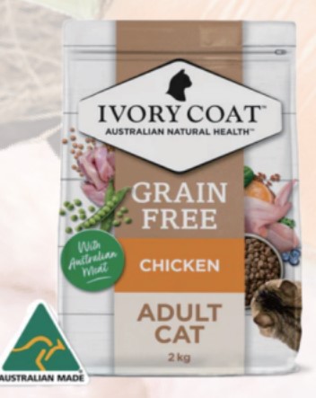 Ivory Coat Grain free Adult Cat Chicken recipes 2kg