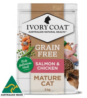 Ivory Coat 無穀物 三文魚雞肉 老貓配方 4kg