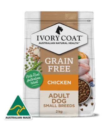 Ivory Coat GRAIN FREE ADULT ALL BREEDS DRY DOG FOOD CHICKEN 2kg