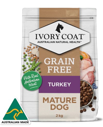 Ivory Coat 無穀物 低脂 火雞肉老犬配方狗糧 2kg