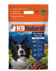 K9 Natural Beef Feast Freeze-Dried Dog Food 1.8kg