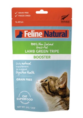 Feline Natural Topper-Lamb Tripe  羊綠草胃營養補品(貓)  57g