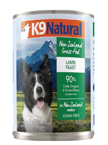 K9Natural Lamb Feast Canned Dog Food 370g