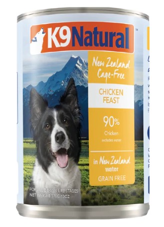 K9 Natural Chicken Feast Canned Dog Food 370g
