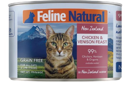 Feline Natural Chicken & Venison 雞肉及鹿肉盛宴 貓罐頭 170g