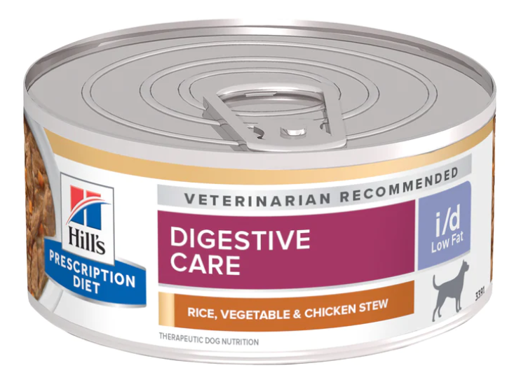 Hill's Prescription Diet Dog i/d Low Fat Digestive Care (Chicken & Vegetable Stew) 犬用 低脂腸胃 (燉雞肉蔬菜) 處方罐頭 5.5oz*24 