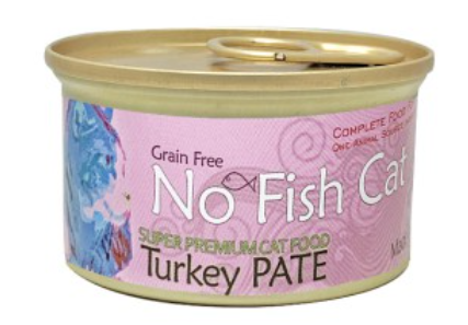 No Fish Cat Turkey Pate Grain Free Canned cat food 無穀物 單一蛋白 火雞滋味 (肉醬) 貓罐頭 85g