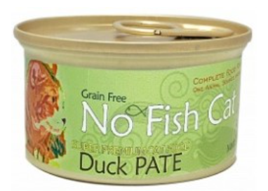 No Fish Cat Duck Pate Grain Free Canned Cat Food 無穀物 單一蛋白 鴨肉滋味 (肉醬) 貓罐頭 85g