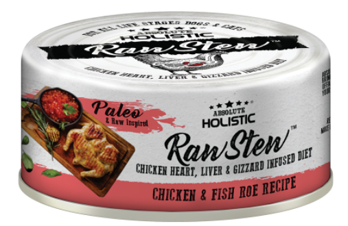 Absolute Holistic - RawStew Cat Chicken & Fish Roe Wet Food 80g