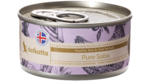 ASTKATTA - 野生青花魚 護膚美毛主食配方 貓罐頭 80g