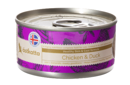 ASTKATTA Chicken & Duck Canned Cat Food 80g