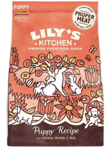 Lily's Kitchen - 天然無穀物 雞肉及三文魚 幼犬專用主食乾糧 2.5kg