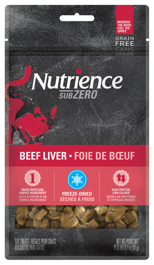 Nutrience - 凍乾貓用小食 鮮牛肝配方 30g