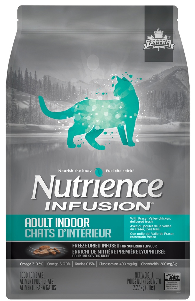 Nutrience Infusion - 凍乾外層 鮮雞肉 室內貓配方 11lb